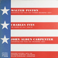 Composers Recordings Inc : Mitchell - Piston, Carpenter Concertinos
